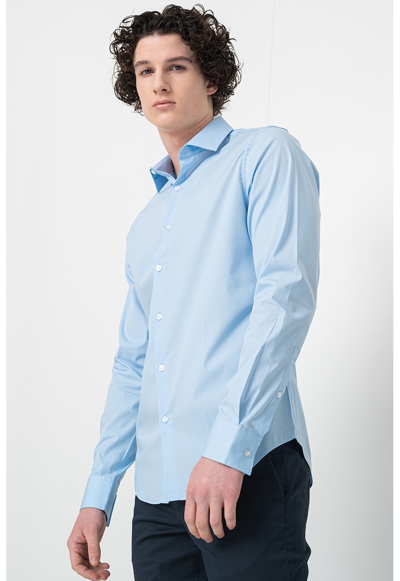 Слим риза с памук CALVIN KLEIN