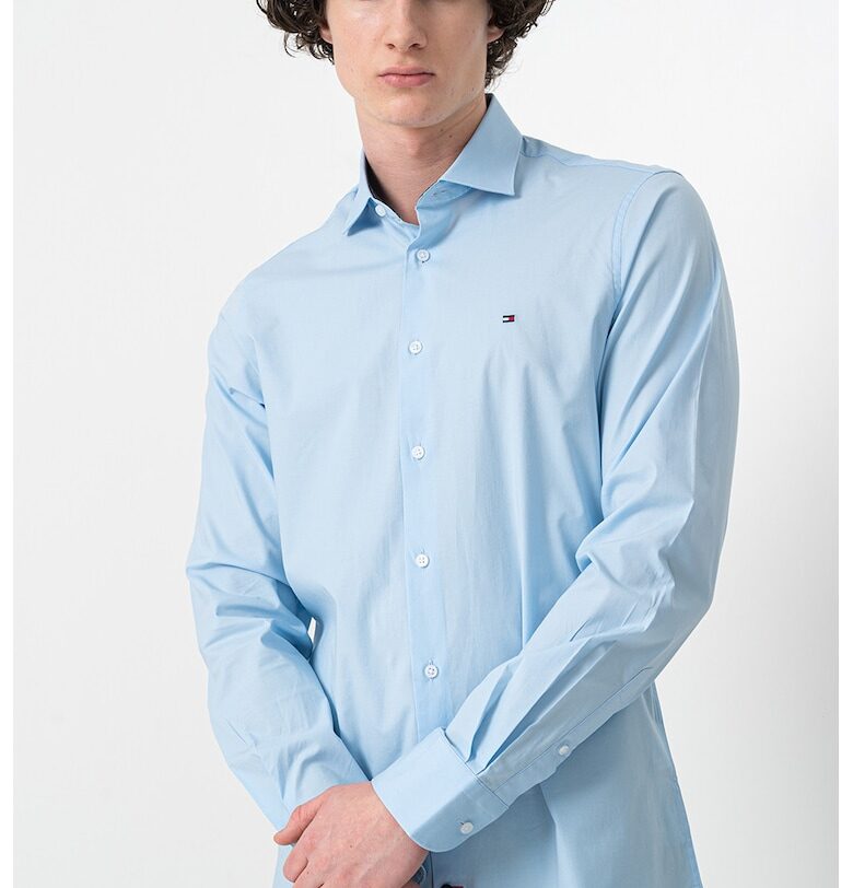 Слим риза с памук Tommy Hilfiger