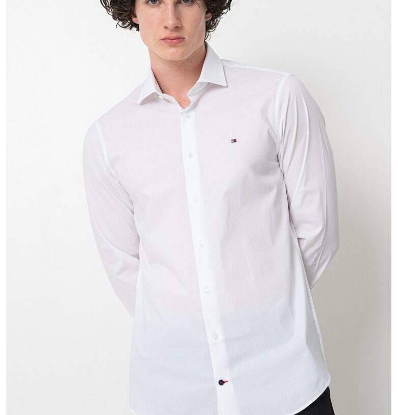 Слим риза с памук Tommy Hilfiger