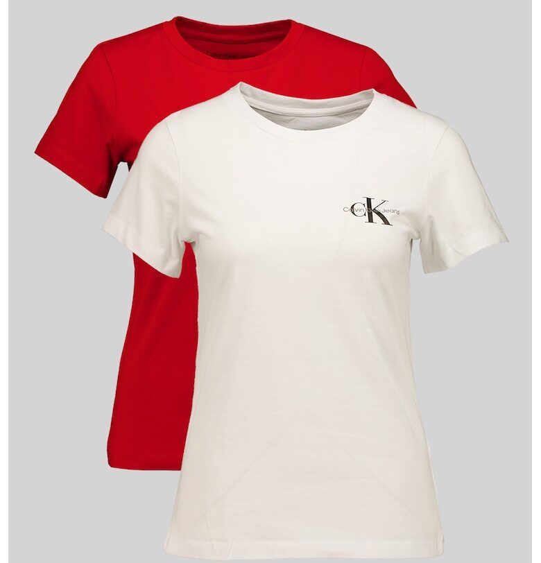 Слим тениска - 2 броя CALVIN KLEIN JEANS