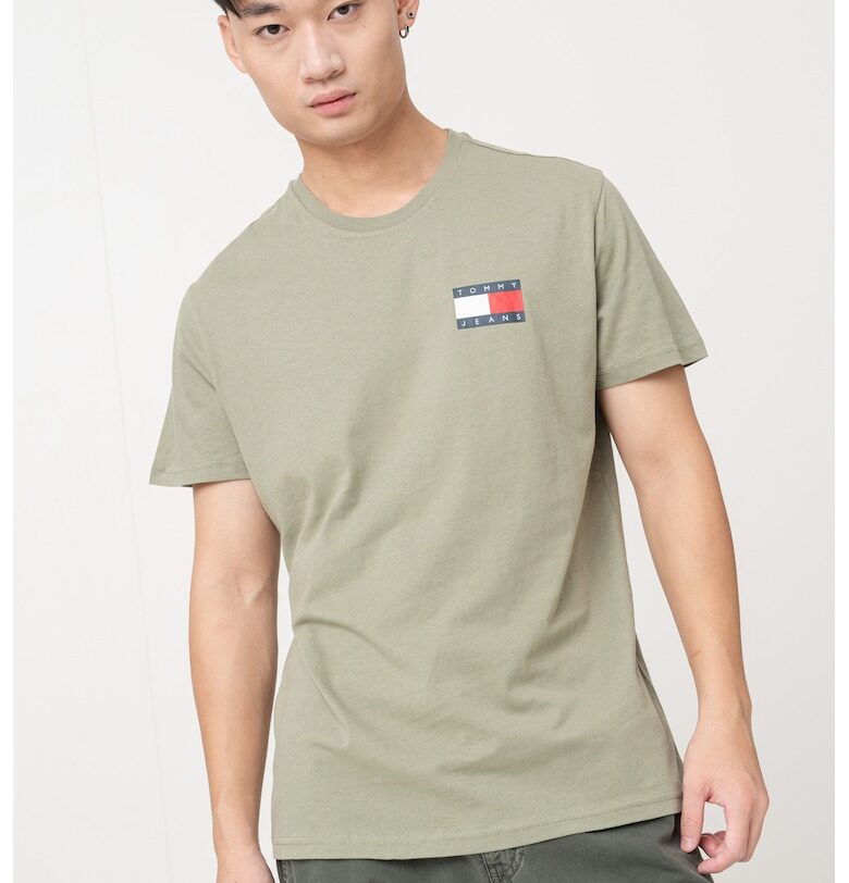 Слим тениска с лого Tommy Jeans