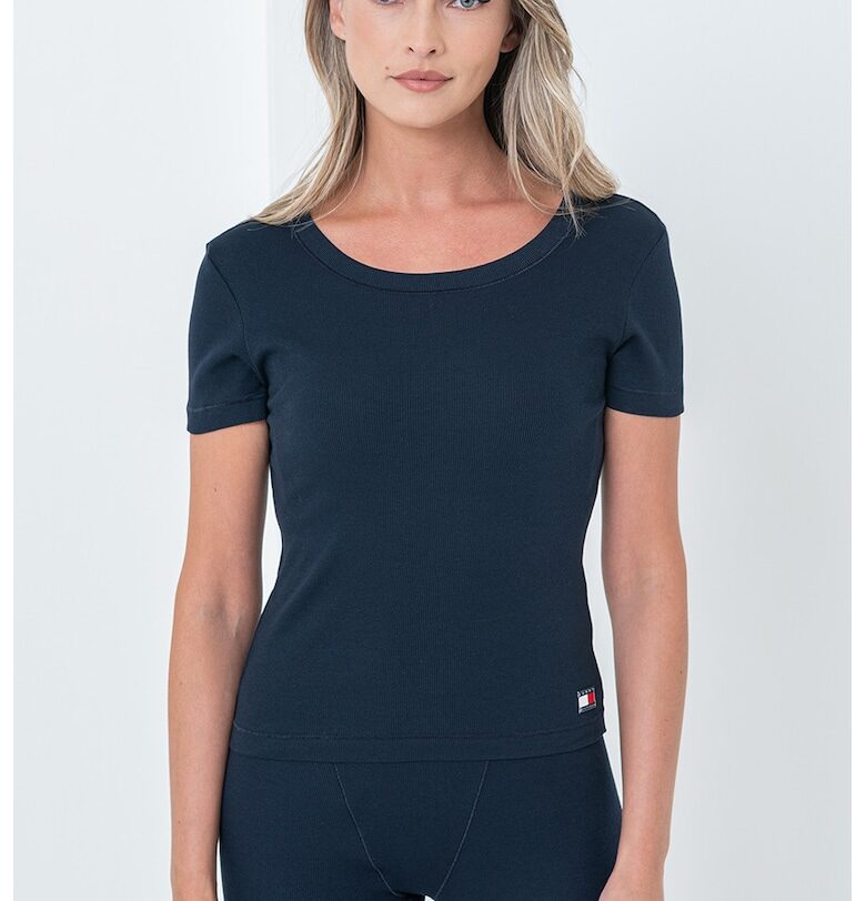 Слим тениска с овално деколте Tommy Hilfiger