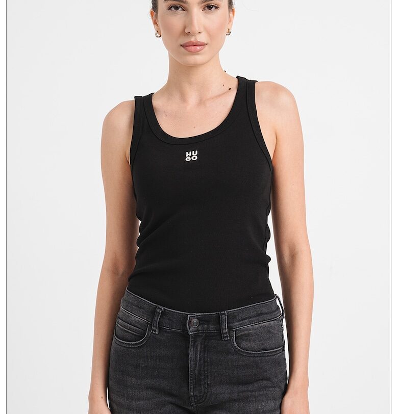 Слим топ с лого HUGO