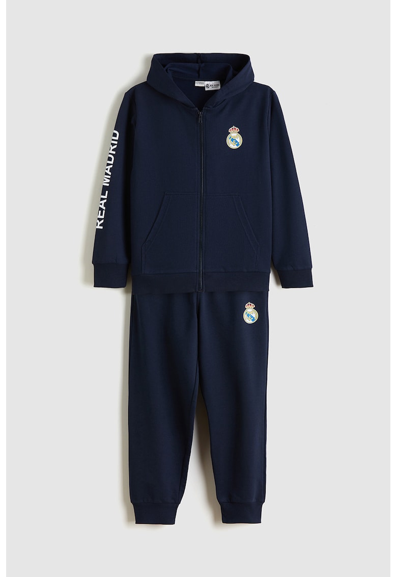 Спортен екип с качулка и принт LC WAIKIKI