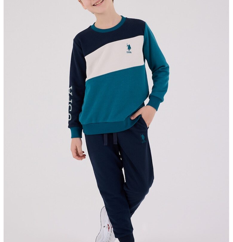 Спортен екип с памук с бродирано лого US Polo Assn