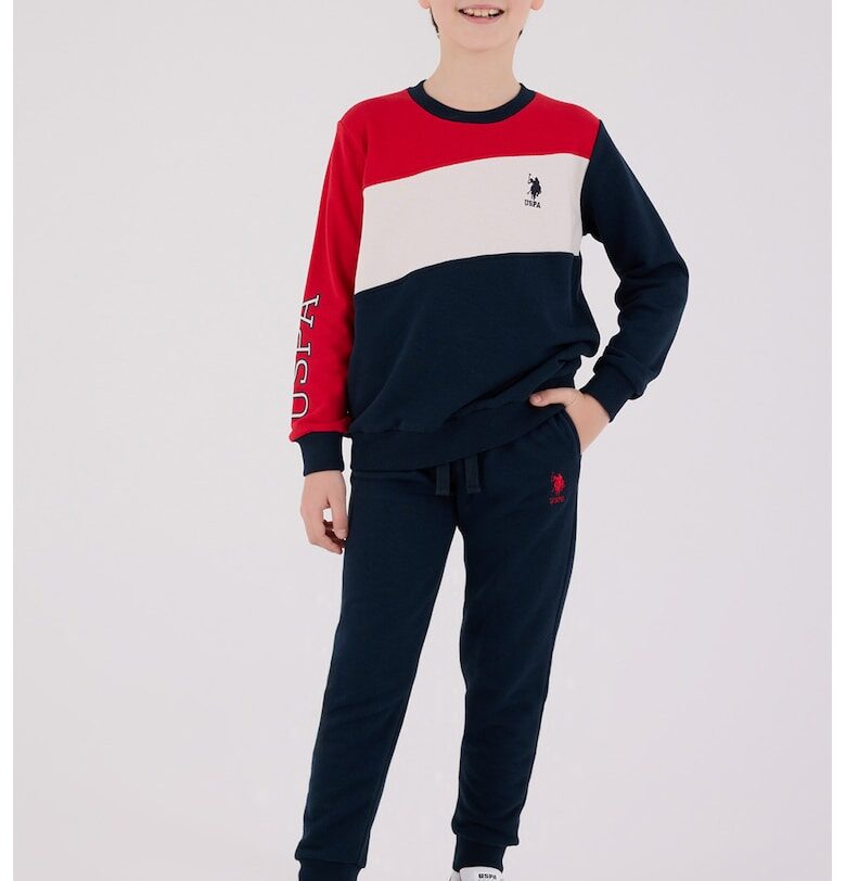 Спортен екип с памук с бродирано лого US Polo Assn