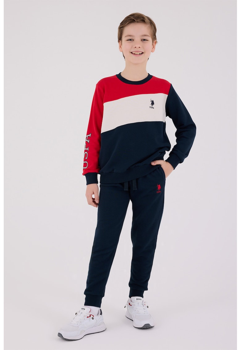 Спортен екип с памук с бродирано лого US Polo Assn