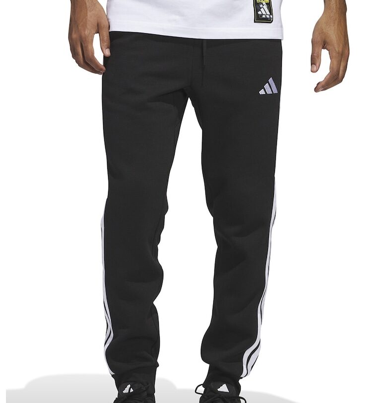 Спортен панталон с лого и връзка adidas Sportswear