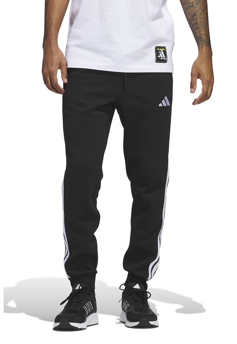 Спортен панталон с лого и връзка adidas Sportswear