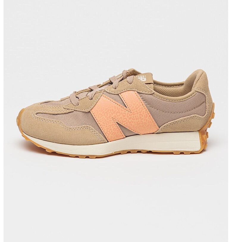 Спортни обувки 327 с животинска шарка и велур New Balance