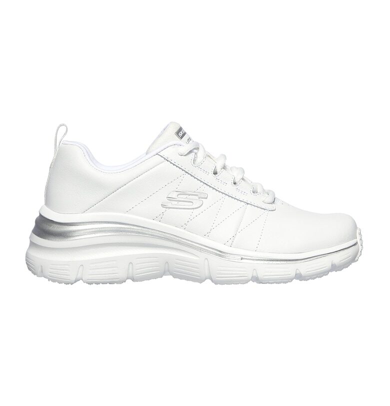 Спортни обувки Fit-Effortless от еко кожа с кожа Skechers