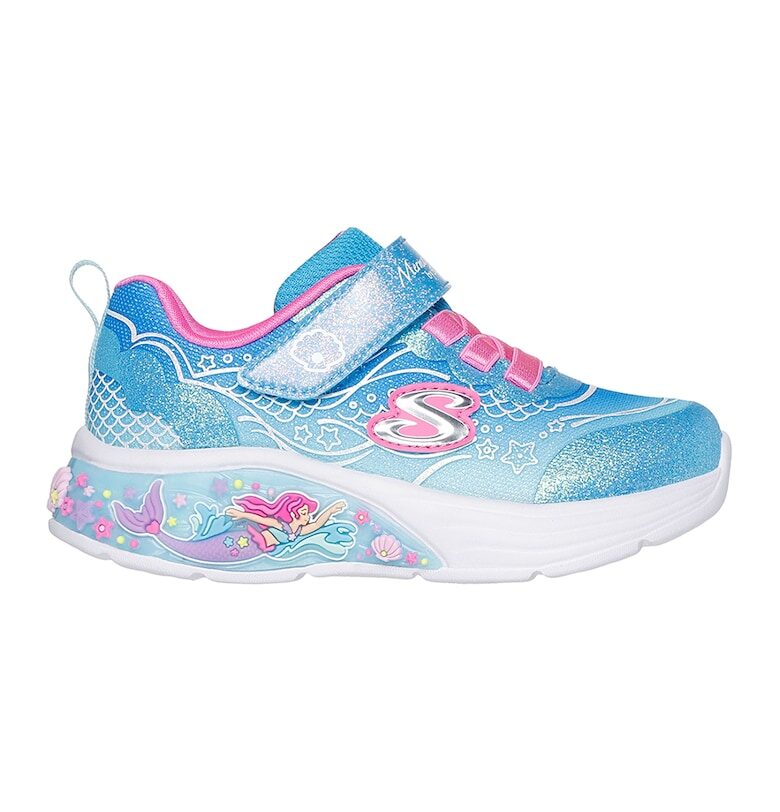 Спортни обувки Lil Mermaid с LED светлинки Skechers