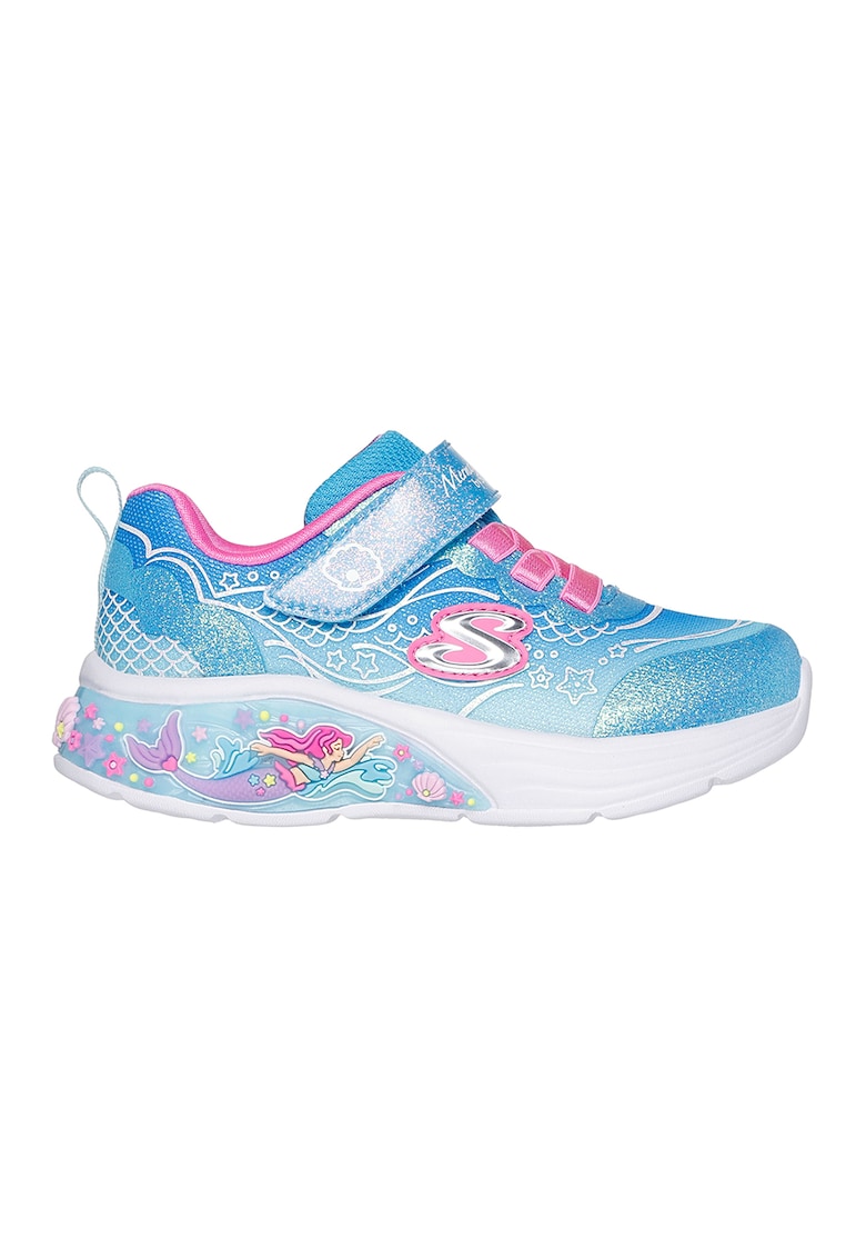 Спортни обувки Lil Mermaid с LED светлинки Skechers
