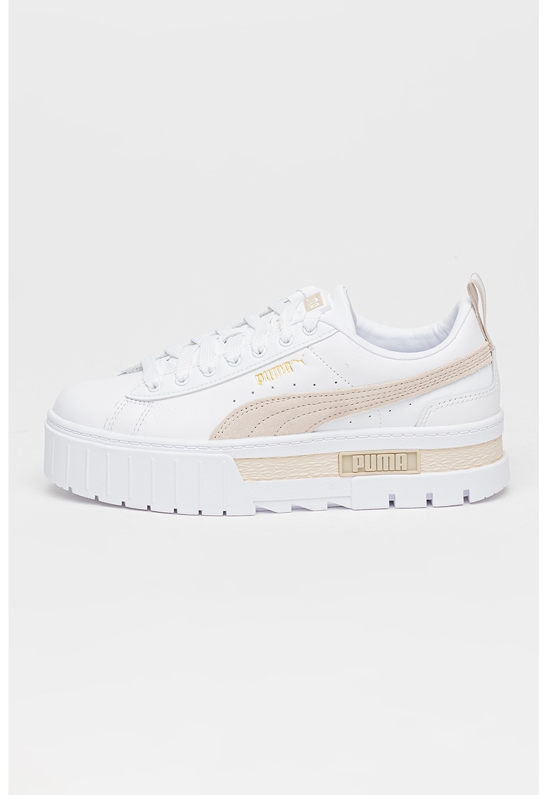 Спортни обувки Mayze с велур и равна платформа Puma