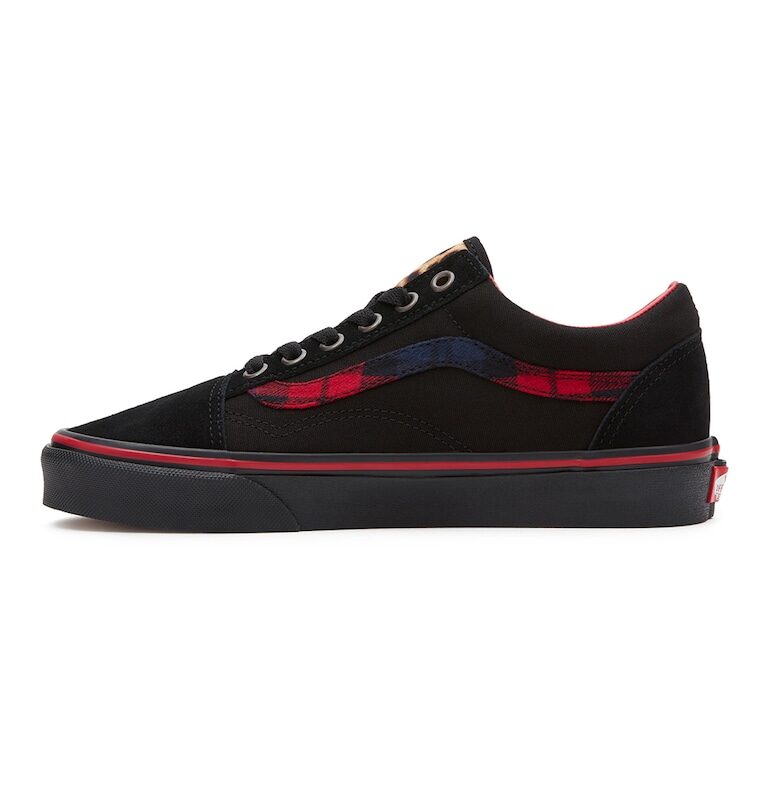 Спортни обувки Old Skool 90s Grunge от велур и текстил Vans