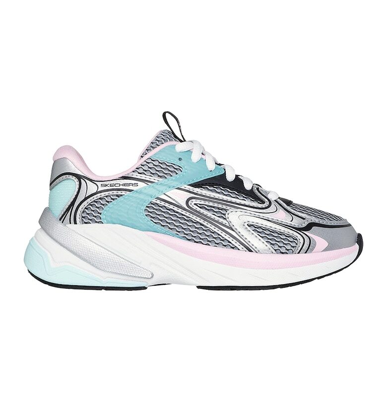 Спортни обувки S2K с мрежести зони и синтетика Skechers