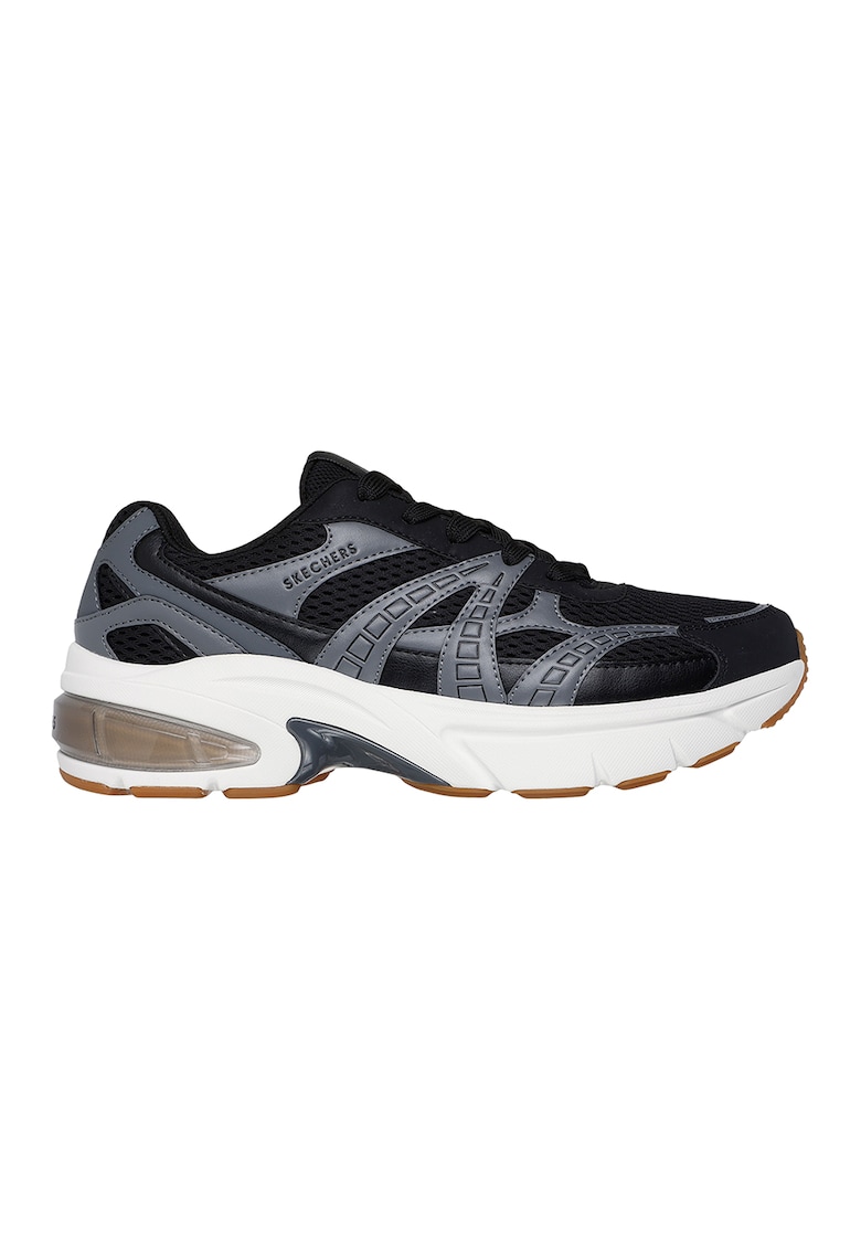 Спортни обувки Shadow Stel с еко кожа и мрежа Skechers