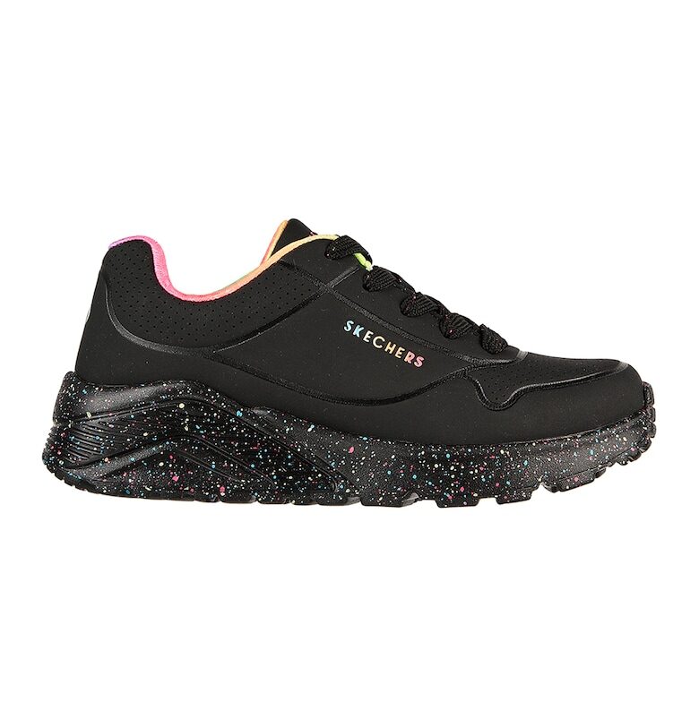 Спортни обувки Uno Lite - Rainbow с шарена подметка - Черен - Skechers