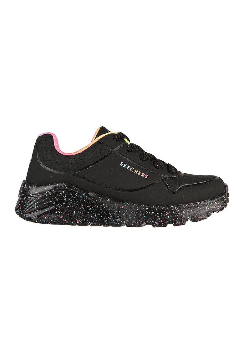 Спортни обувки Uno Lite - Rainbow с шарена подметка - Черен - Skechers