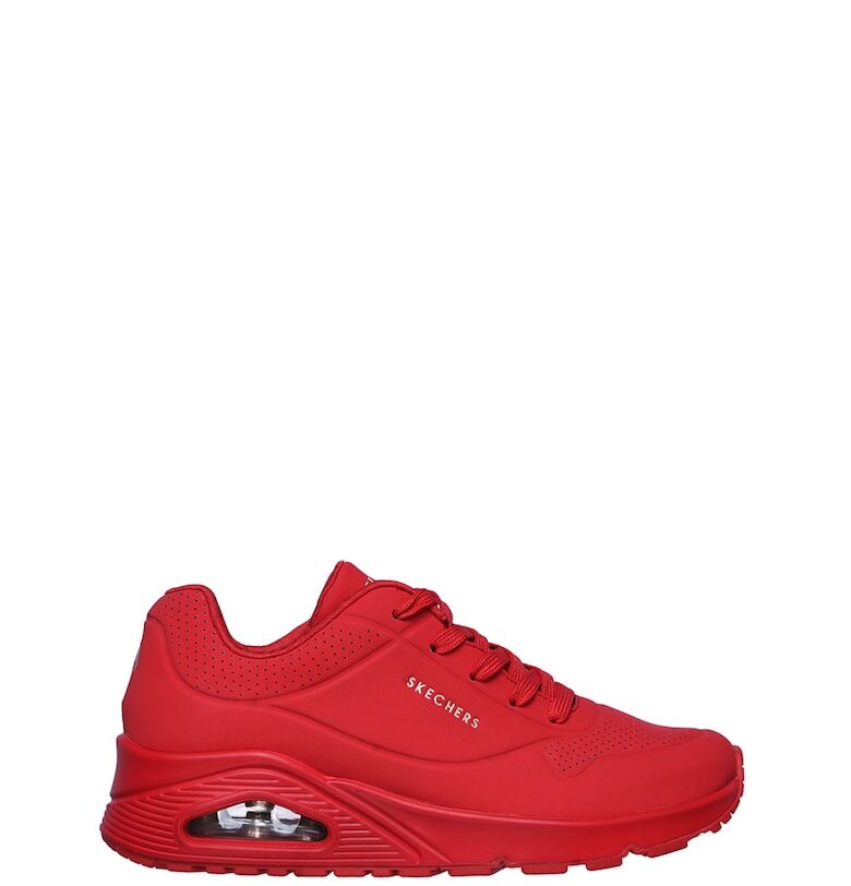 Спортни обувки Uno от еко кожа с лого Skechers