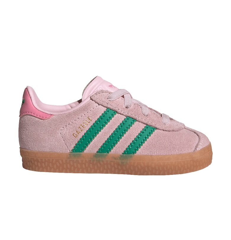 Спортни обувки от велур Gazelle с еластични връзки adidas Originals