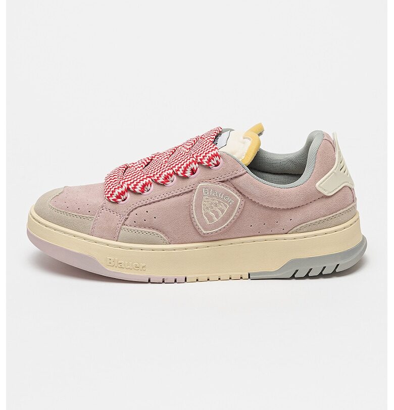 Спортни обувки от велур с връзки Blauer