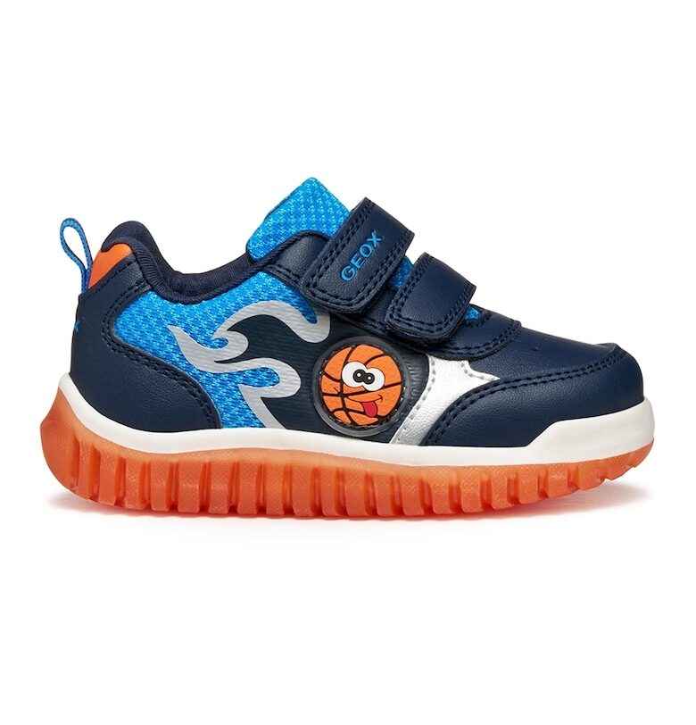 Спортни обувки от еко кожа с велкро Geox