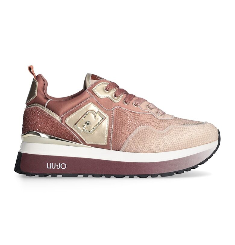 Спортни обувки от еко кожа с декоративни камъни Liu Jo
