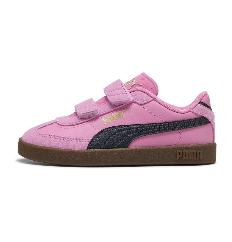 Спортни обувки от кожа и велур с велкро Puma