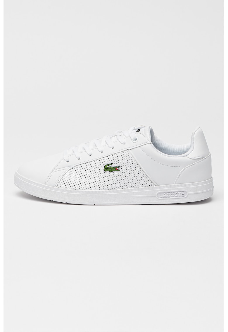 Спортни обувки от кожа и еко кожа Lite Base с перфорации Lacoste