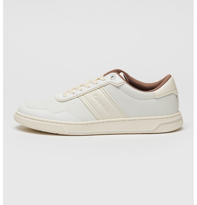 Спортни обувки от кожа с връзки CALVIN KLEIN