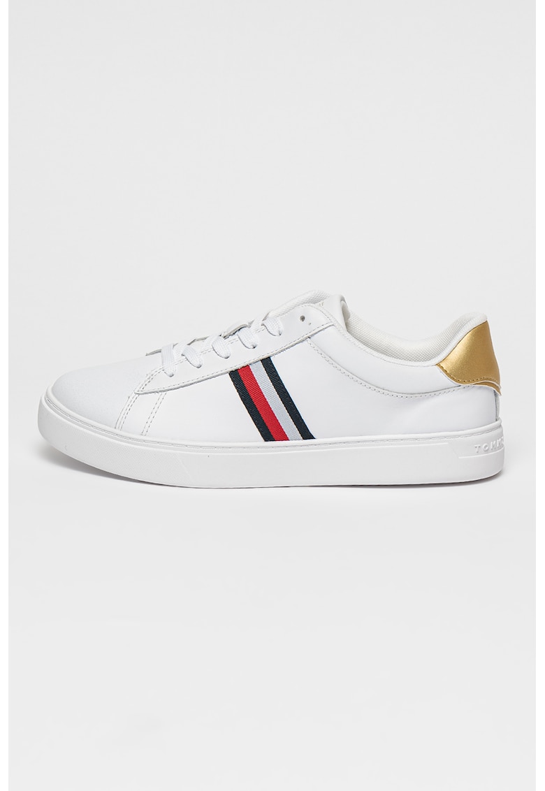 Спортни обувки от кожа с контрасти Tommy Hilfiger
