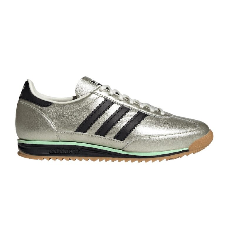 Спортни обувки от кожа с метализиран ефект adidas Originals