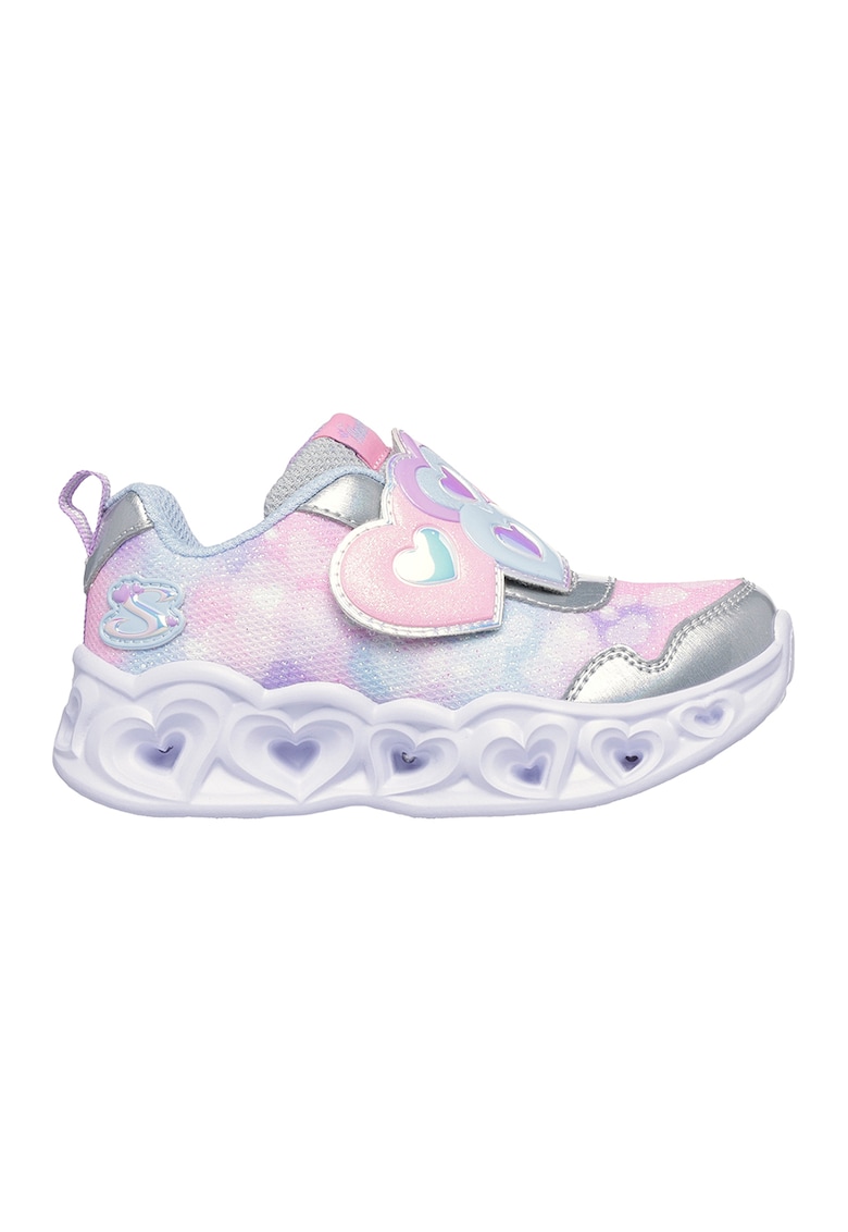 Спортни обувки с LED светлини и бляскави частици Skechers