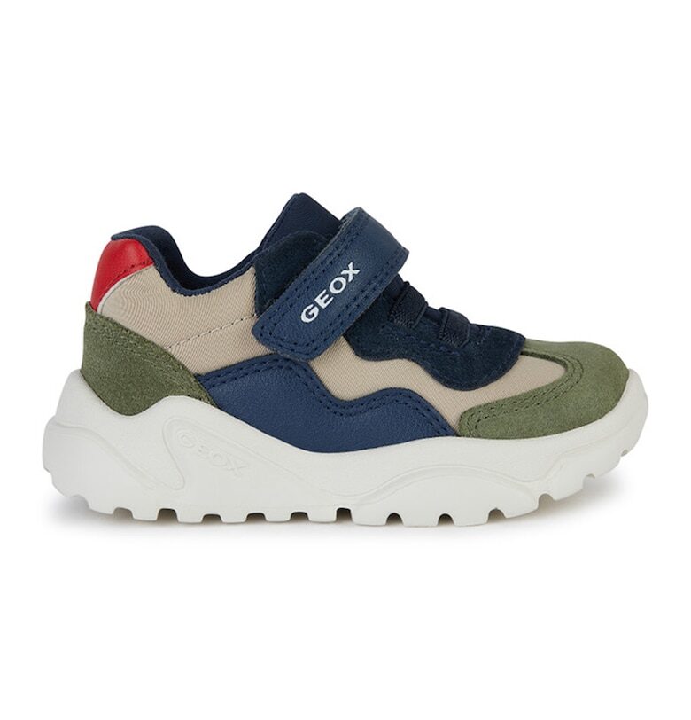 Спортни обувки с велкро и велур Geox