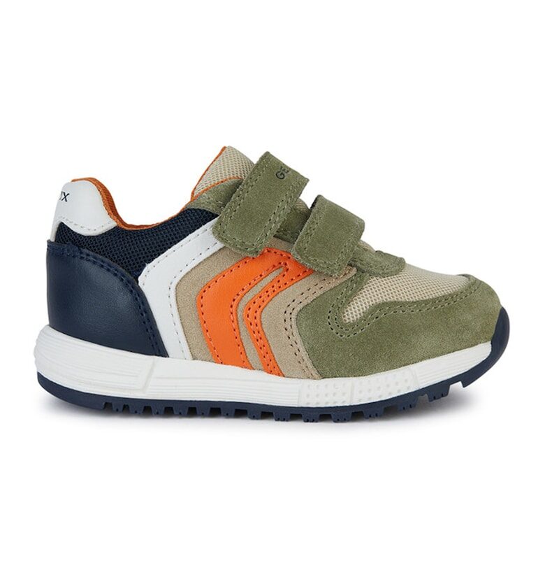 Спортни обувки с велкро и велур Geox