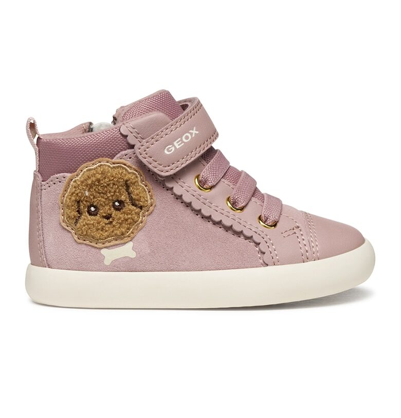 Спортни обувки с велур и велкро Geox