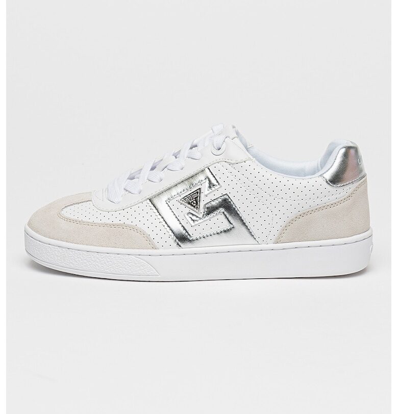 Спортни обувки с велур и перфорации GUESS