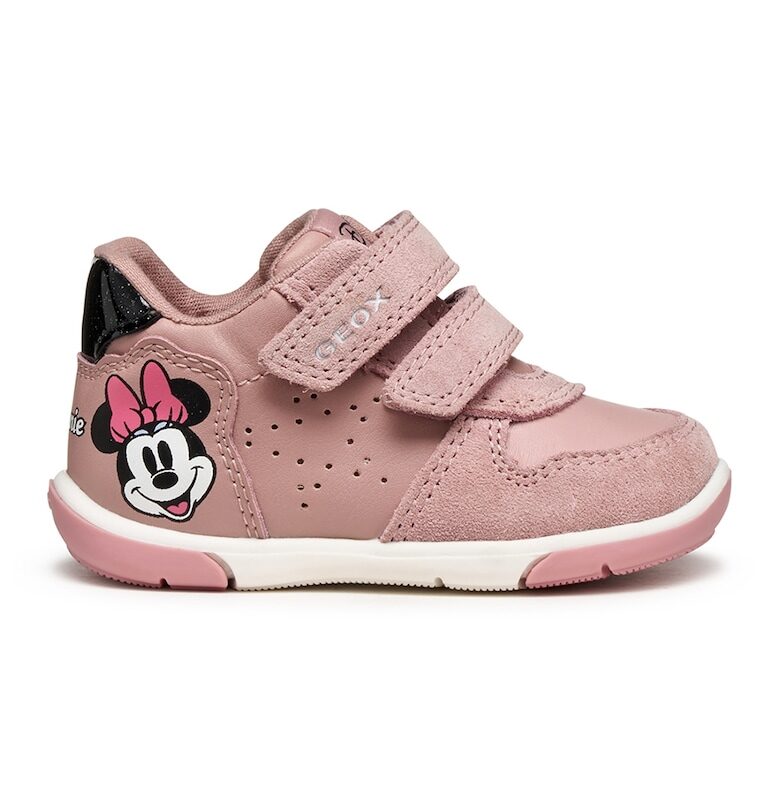 Спортни обувки с велур и перфорации Geox