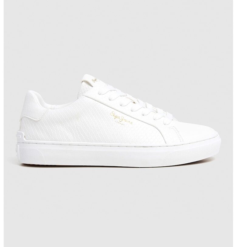 Спортни обувки с лого и връзки Pepe Jeans London