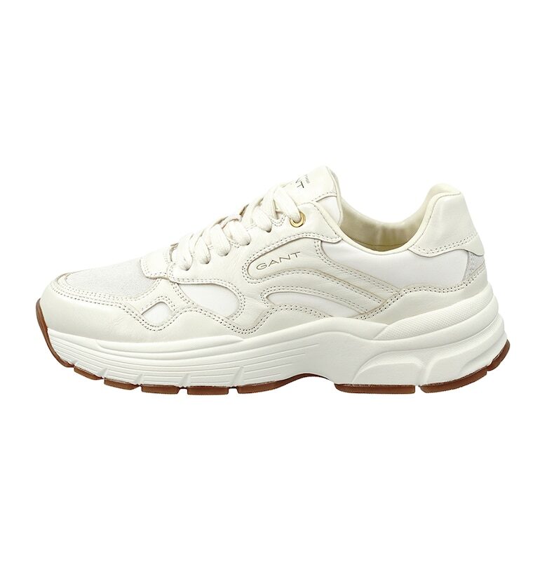 Спортни обувки със скосена подметка и кожа Gant