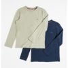 Стандартна блуза с овално деколте - 2 броя Tommy Hilfiger