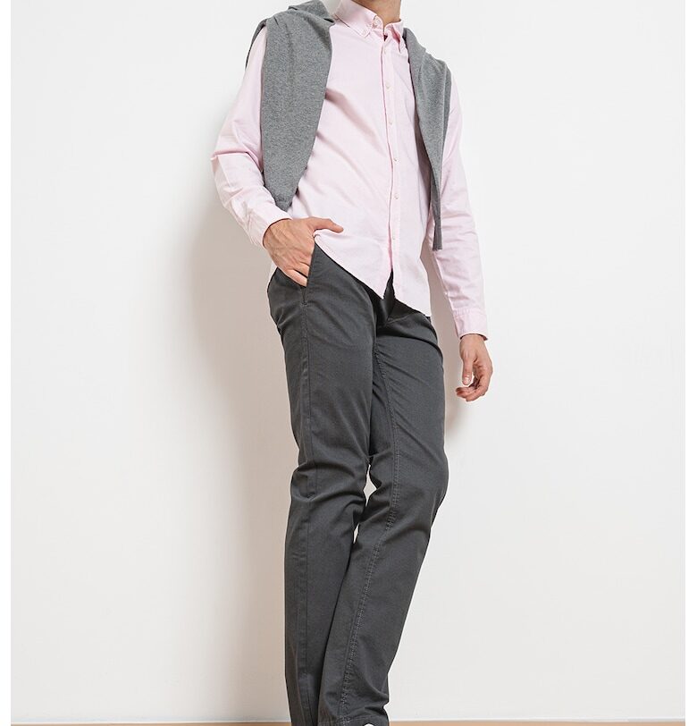 Стандартна памучна риза Rickert с яка Oxford BOSS