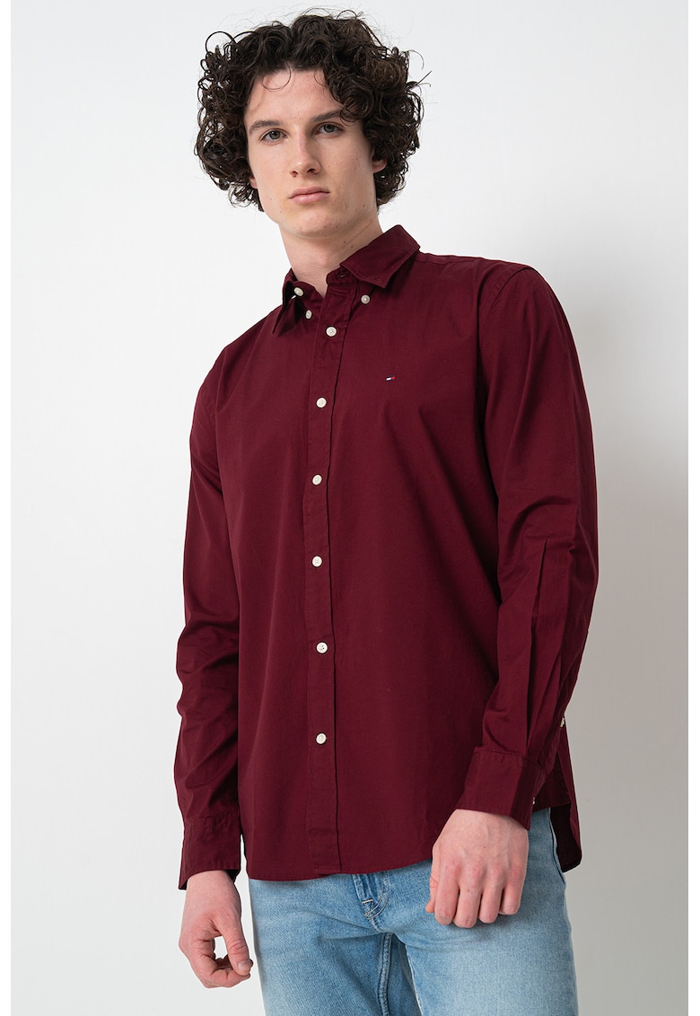 Стандартна риза от памук Tommy Hilfiger