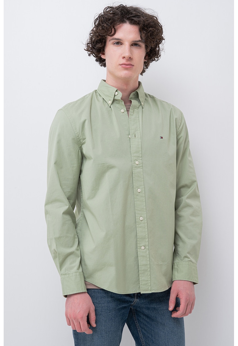 Стандартна риза от памук Tommy Hilfiger