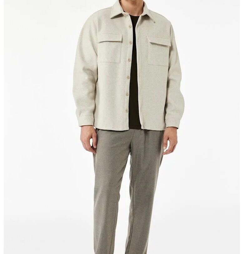 Стеснен едноцветен панталон KOTON