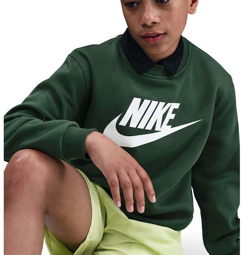 Суитшърт Club с памук с лого Nike