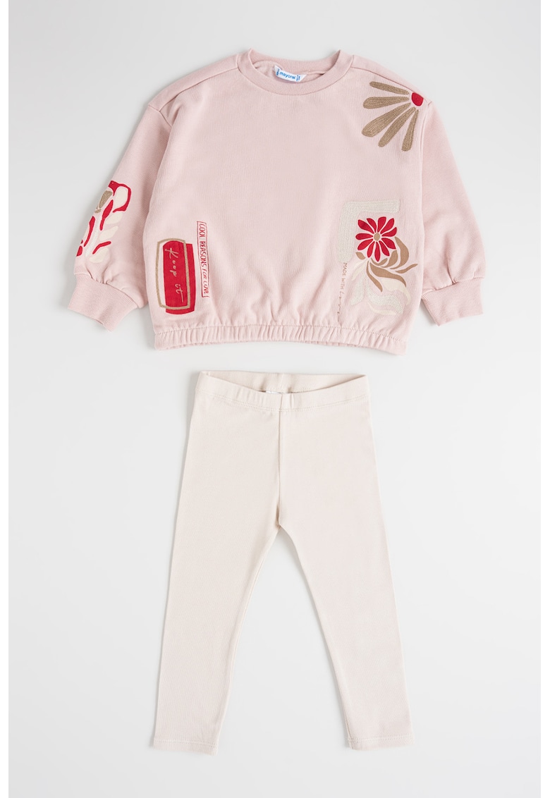 Суитшърт и флорален клин Mayoral