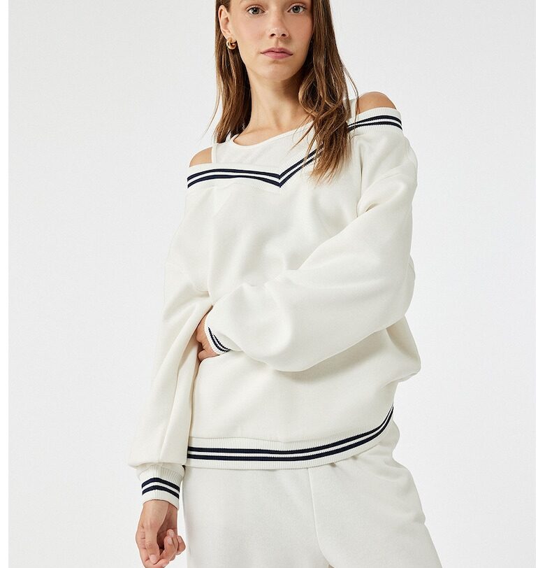 Суитшърт с дизайн 2 в 1 и паднали ръкави KOTON