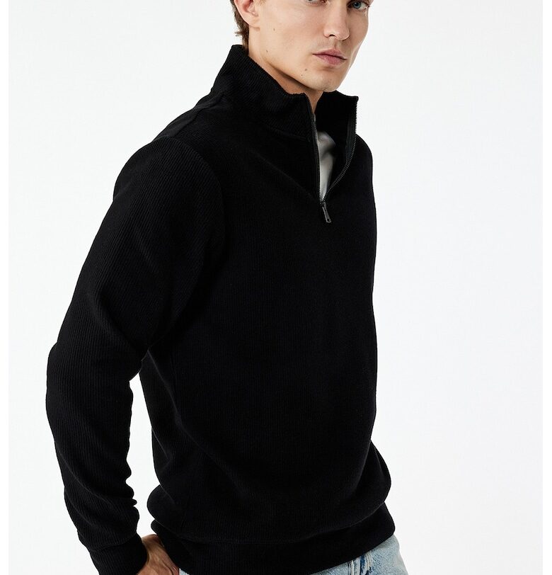 Суитшърт с къс цип KOTON